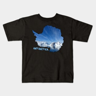 Antarctica Coastline Kids T-Shirt